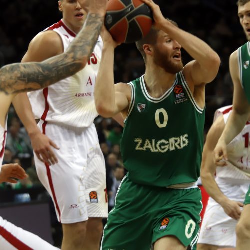 Eurolyga: „Žalgiris“ – „Olimpia“ 105:97  © Evaldo Šemioto ir Laimučio Brundzos nuotr.