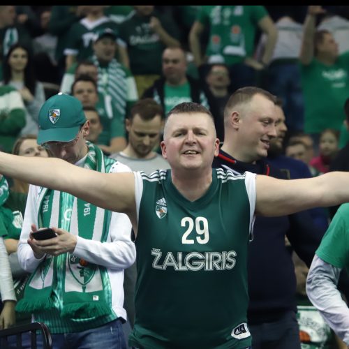 Eurolyga: „Žalgiris“ – „Olimpia“ 105:97  © Evaldo Šemioto ir Laimučio Brundzos nuotr.