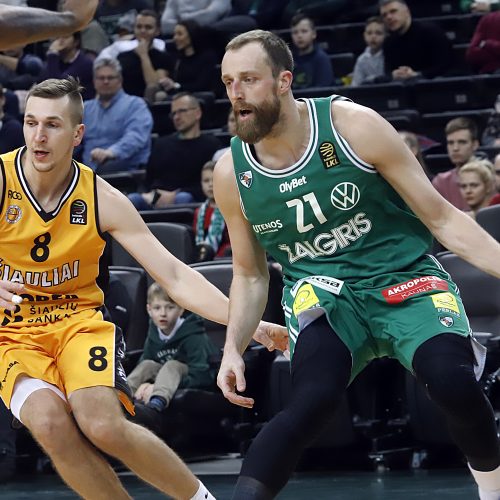 KMT ketvirtfinalis: Žalgiris - Šiauliai 105 : 66  © Laimučio Brundzos nuotr.