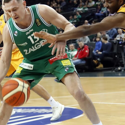 KMT ketvirtfinalis: Žalgiris - Šiauliai 105 : 66  © Laimučio Brundzos nuotr.