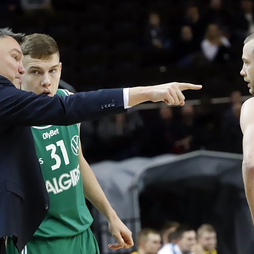 KMT ketvirtfinalis: Žalgiris - Šiauliai 105 : 66  © Laimučio Brundzos nuotr.