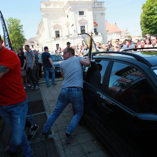 Automobilių šou Kauno gimtadienyje  © Laimučio Brundzos nuotr.