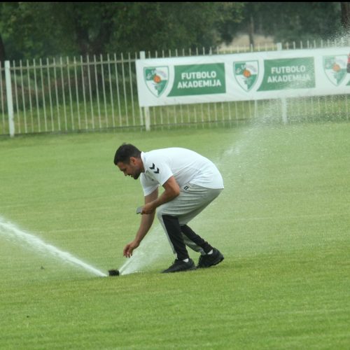 Kauno Žalgiris - Dainava 1-0  © Laimučio Brundzos nuotr.