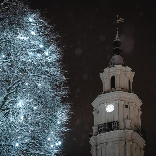 Sniegu pasidengęs žiemiškas Kaunas  © Eitvydo Kinaičio nuotr.