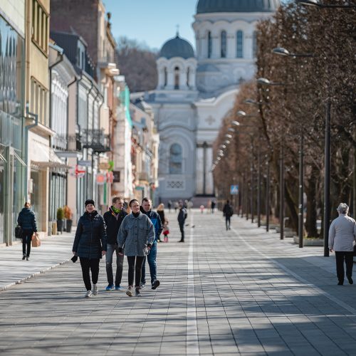 Velykų sekmadienis mieste  © Eitvydo Kinaičio nuotr.