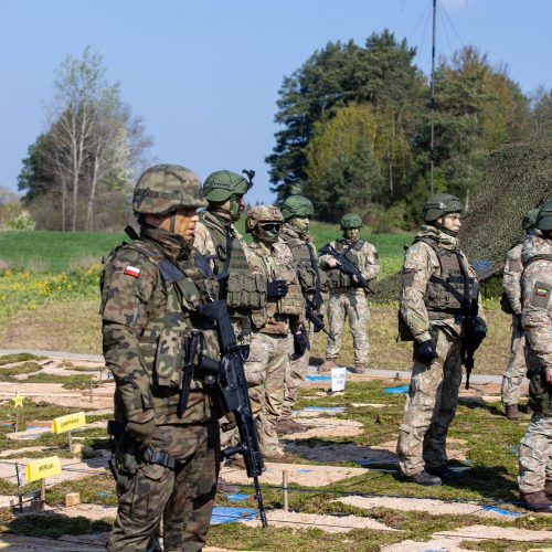 Bendros Lietuvos ir Lenkijos kariuomenės pratybos „Narsus Grifonas 24/II“  © T. Biliūno / BNS nuotr.