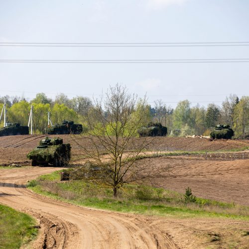 Bendros Lietuvos ir Lenkijos kariuomenės pratybos „Narsus Grifonas 24/II“  © T. Biliūno / BNS nuotr.