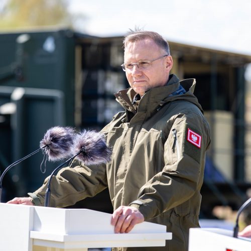 Bendros Lietuvos ir Lenkijos kariuomenės pratybos „Narsus Grifonas 24/II“  © T. Biliūno / BNS nuotr.