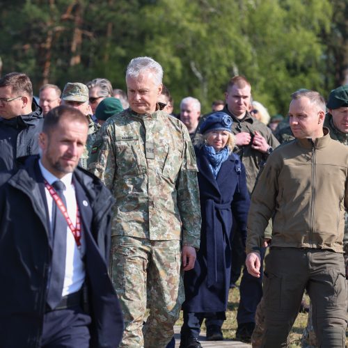 Bendros Lietuvos ir Lenkijos kariuomenės pratybos „Narsus Grifonas 24/II“  © T. Biliūno / BNS nuotr.