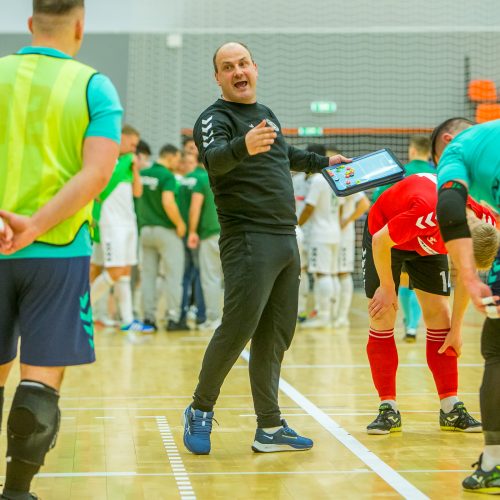 LFF futsalo taurės pusfinalis: „K. Žalgiris“ – „Bruklinas“ 7:0  © E. Šemioto nuotr.