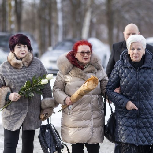 V. Katunskytės pagerbimas  © I. Gelūno/BNS nuotr.