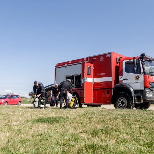 Pakaunėje ieškoma nuskendusio vaiko  © Justinos Lasauskaitės nuotr.