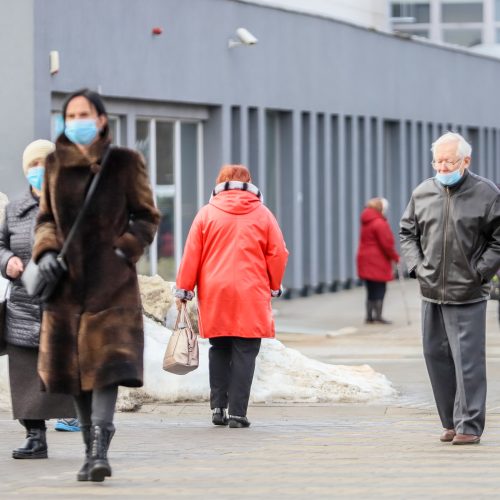 G. Nausėda lankėsi vakcinavimo centre Kaune  © Justinos Lasauskaitės, R. Dačkaus/Prezidentūros nuotr.