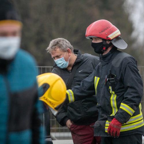 Stipri avarija magistralėje ties Kaunu  © Justinos Lasauskaitės nuotr.