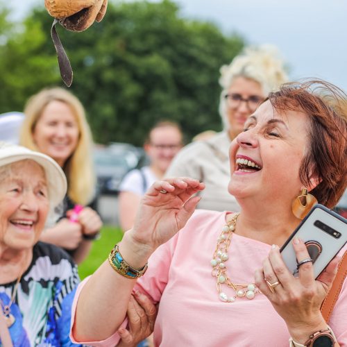 Kauniečius džiugina festivalio „ConTempo“ žirafos  © Justinos Lasauskaitės nuotr.