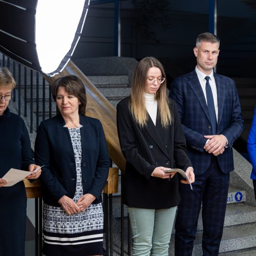 2023–2024 metų vakcinacijos strategijos pristatymas  © P. Peleckio / BNS nuotr.