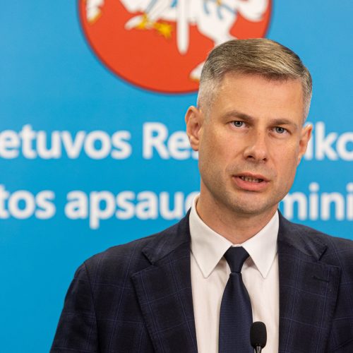 2023–2024 metų vakcinacijos strategijos pristatymas  © P. Peleckio / BNS nuotr.