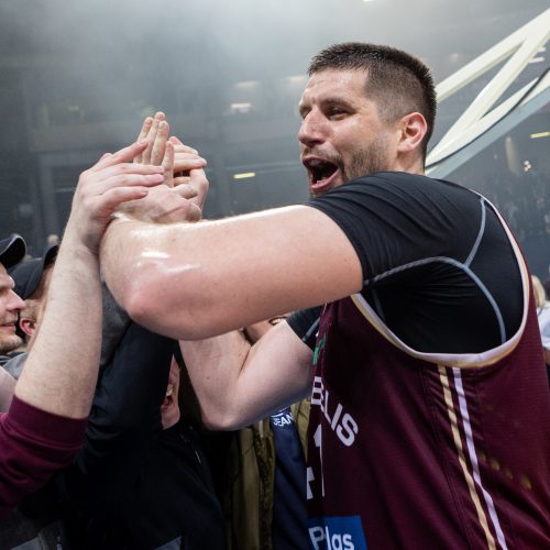 LKL sensacija: „Lietkabelis“ paliko „Žalgirį“ be finalo  © P. Peleckio / BNS nuotr.