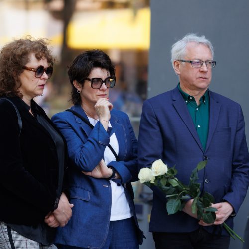  Atsisveikinimas su D. Rudokaite  © E. Ovčarenko / BNS nuotr.