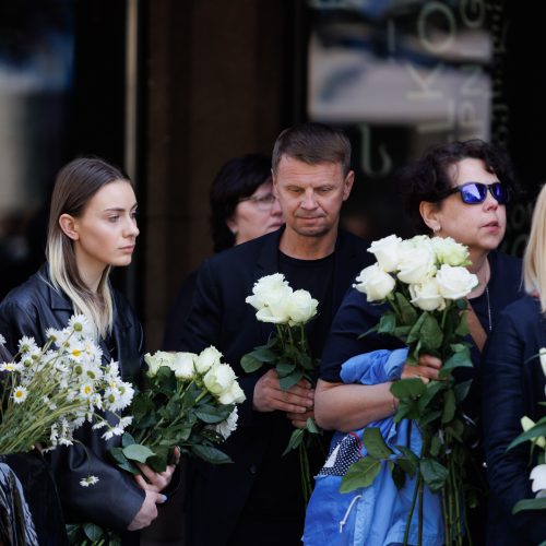  Atsisveikinimas su D. Rudokaite  © E. Ovčarenko / BNS nuotr.