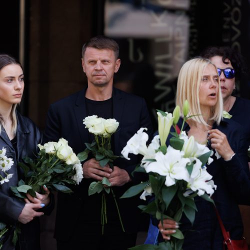  Atsisveikinimas su D. Rudokaite  © E. Ovčarenko / BNS nuotr.
