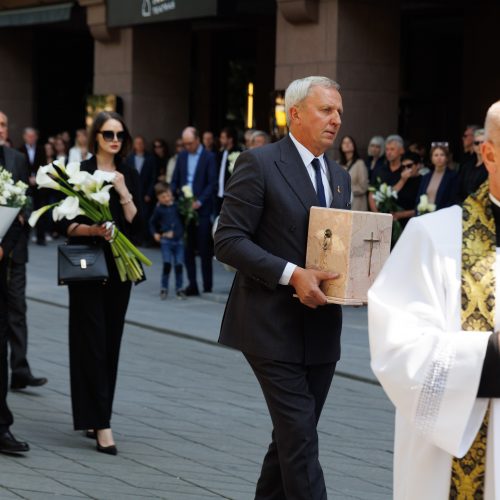  Atsisveikinimas su D. Rudokaite  © E. Ovčarenko / BNS nuotr.