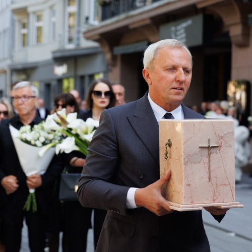  Atsisveikinimas su D. Rudokaite  © E. Ovčarenko / BNS nuotr.