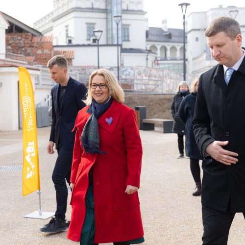  Lietuvos nacionalinis muziejus Gedimino kalno papėdėje atidarė Pilininko namą  © G. Skaraitienės / BNS nuotr. 