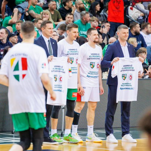 LKL rungtynės: Kauno „Žalgiris“ ir Vilniaus „Rytas“  © E. Ovčarenko / BNS nuotr.