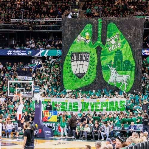 LKL rungtynės: Kauno „Žalgiris“ ir Vilniaus „Rytas“  © E. Ovčarenko / BNS nuotr.