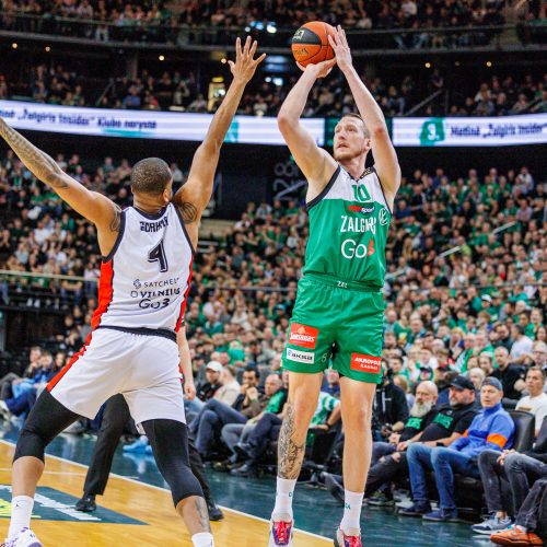 LKL rungtynės: Kauno „Žalgiris“ ir Vilniaus „Rytas“  © E. Ovčarenko / BNS nuotr.