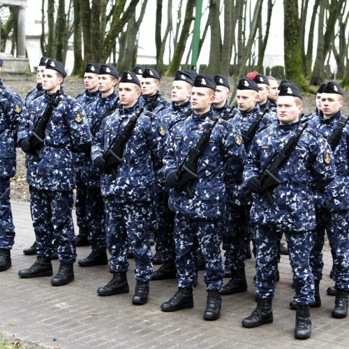 Klaipėdos sukilėlių garbei – šautuvų salvės ir kariliono varpų gausmas  © Vytauto Liaudanskio nuotr.