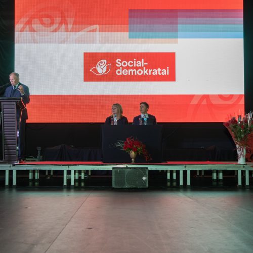 Socialdemokratai paskelbė kandidatus į merus  © Regimanto Zakšensko nuotr.