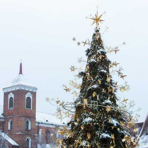 Kauno kalėdiniame miestelyje verda veiksmas  © Regimanto Zakšensko nuotr.