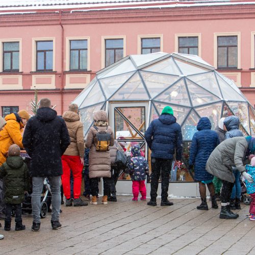 Kauno kalėdiniame miestelyje verda veiksmas  © Regimanto Zakšensko nuotr.