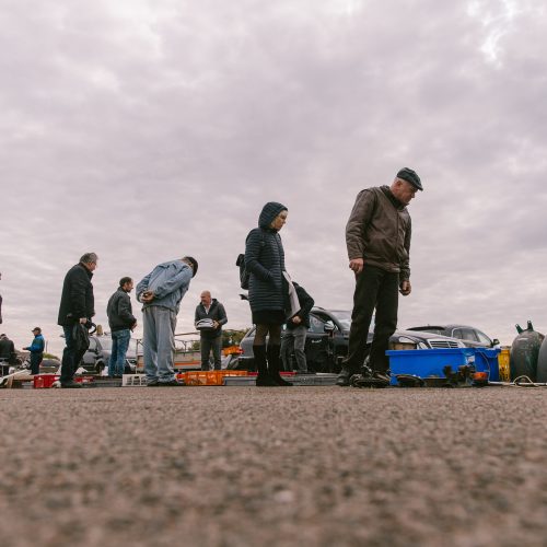 Istorinio transporto mugė Aleksote  © Regimanto Zakšensko nuotr.