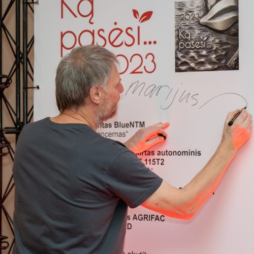 Apdovanoti parodos „Ką pasėsi… 2023“ laureatai  © Regimanto Zakšensko nuotr.