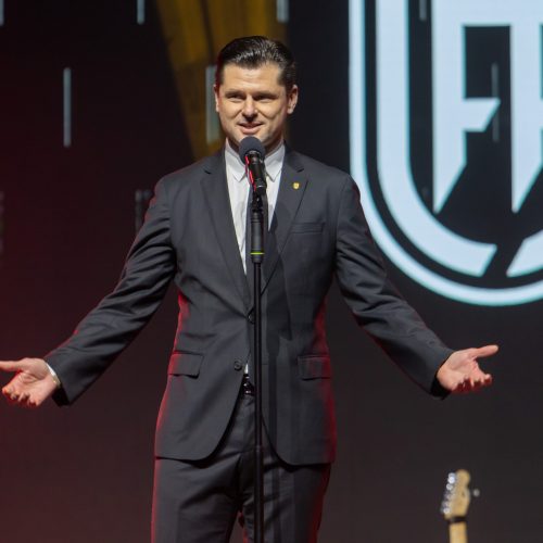 Lietuvos futbolo geriausiųjų apdovanojimai  © Regimanto Zakšensko nuotr.