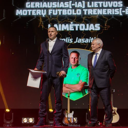 Lietuvos futbolo geriausiųjų apdovanojimai  © Regimanto Zakšensko nuotr.