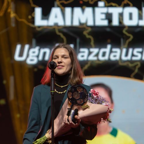 Lietuvos futbolo geriausiųjų apdovanojimai  © Regimanto Zakšensko nuotr.