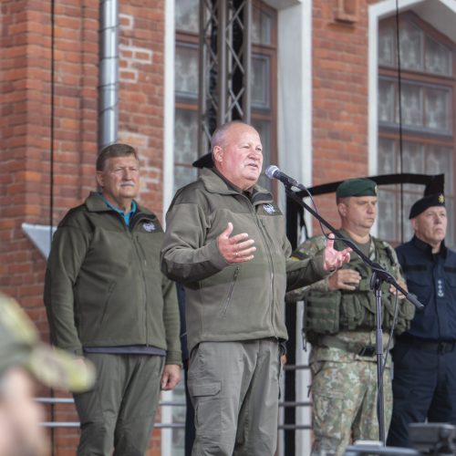 Šaulių pratybos Kauno rajone  © Simono Baltušio,  A. Valauskienės, V. Raupelio nuotr.
