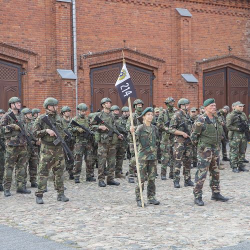 Šaulių pratybos Kauno rajone  © Simono Baltušio,  A. Valauskienės, V. Raupelio nuotr.