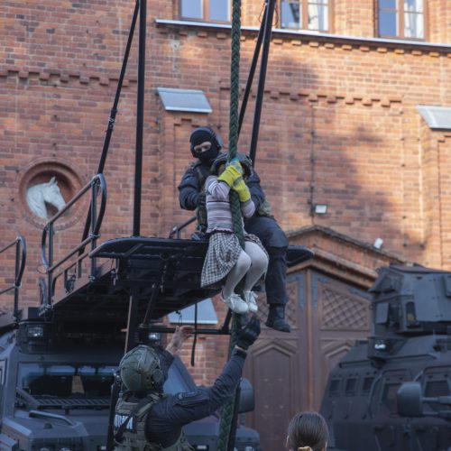Šaulių pratybos Kauno rajone  © Simono Baltušio,  A. Valauskienės, V. Raupelio nuotr.