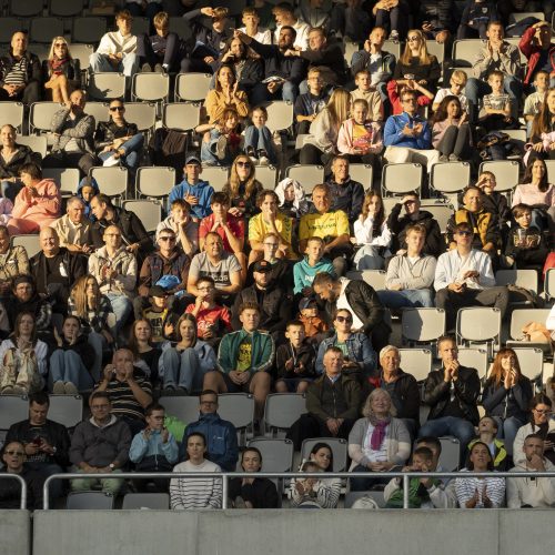 Kauno S. Dariaus ir S. Girėno stadione įvyko Lietuvos ir FIFA futbolo legendų rungtynės  © Simono Baltušio nuotr.