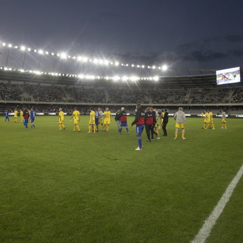 Kauno S. Dariaus ir S. Girėno stadione įvyko Lietuvos ir FIFA futbolo legendų rungtynės  © Simono Baltušio nuotr.