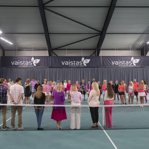 Rožinis teniso ir padelio turnyras  © Simono Baltušio nuotr.