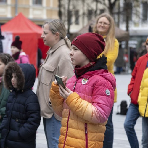 Saugaus eismo diena Kaune  © Simono Baltušio nuotr.