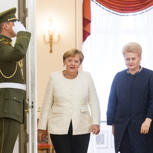 Į Lietuvą atvyko Vokietijos kanclerė A. Merkel  © P. Peleckio / Fotobanko, D. Labučio / ELTOS nuotr.