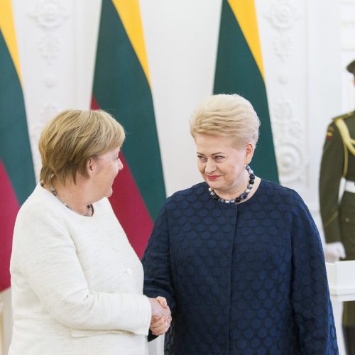 Į Lietuvą atvyko Vokietijos kanclerė A. Merkel  © P. Peleckio / Fotobanko, D. Labučio / ELTOS nuotr.