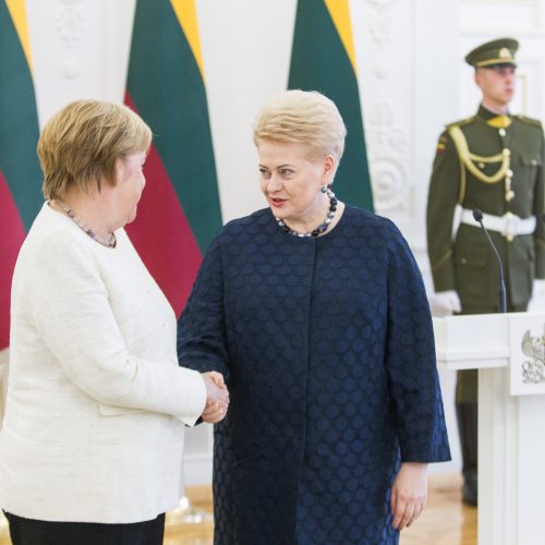 Į Lietuvą atvyko Vokietijos kanclerė A. Merkel  © P. Peleckio / Fotobanko, D. Labučio / ELTOS nuotr.